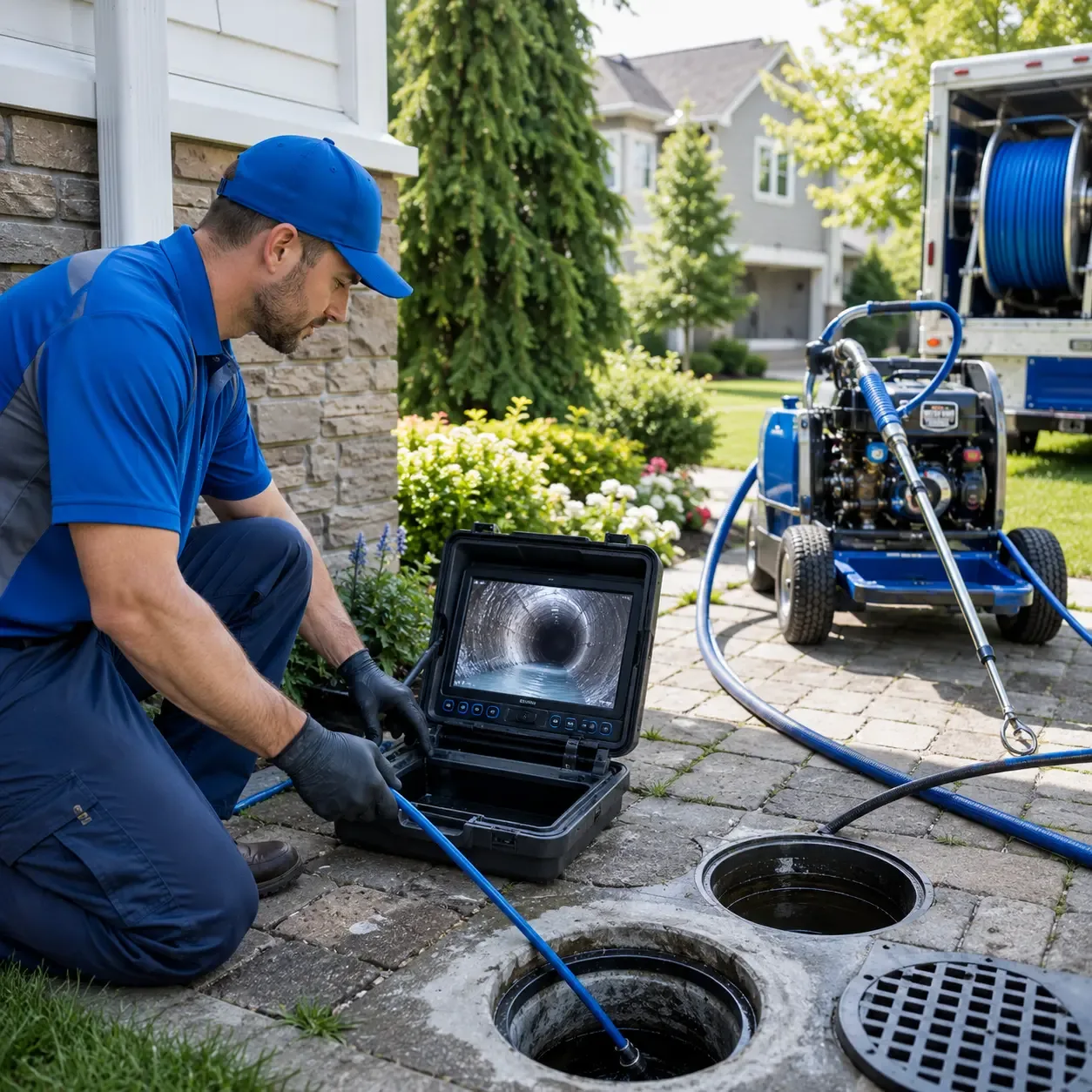 Outdoor drain cleaning professionals serving Troy, MI