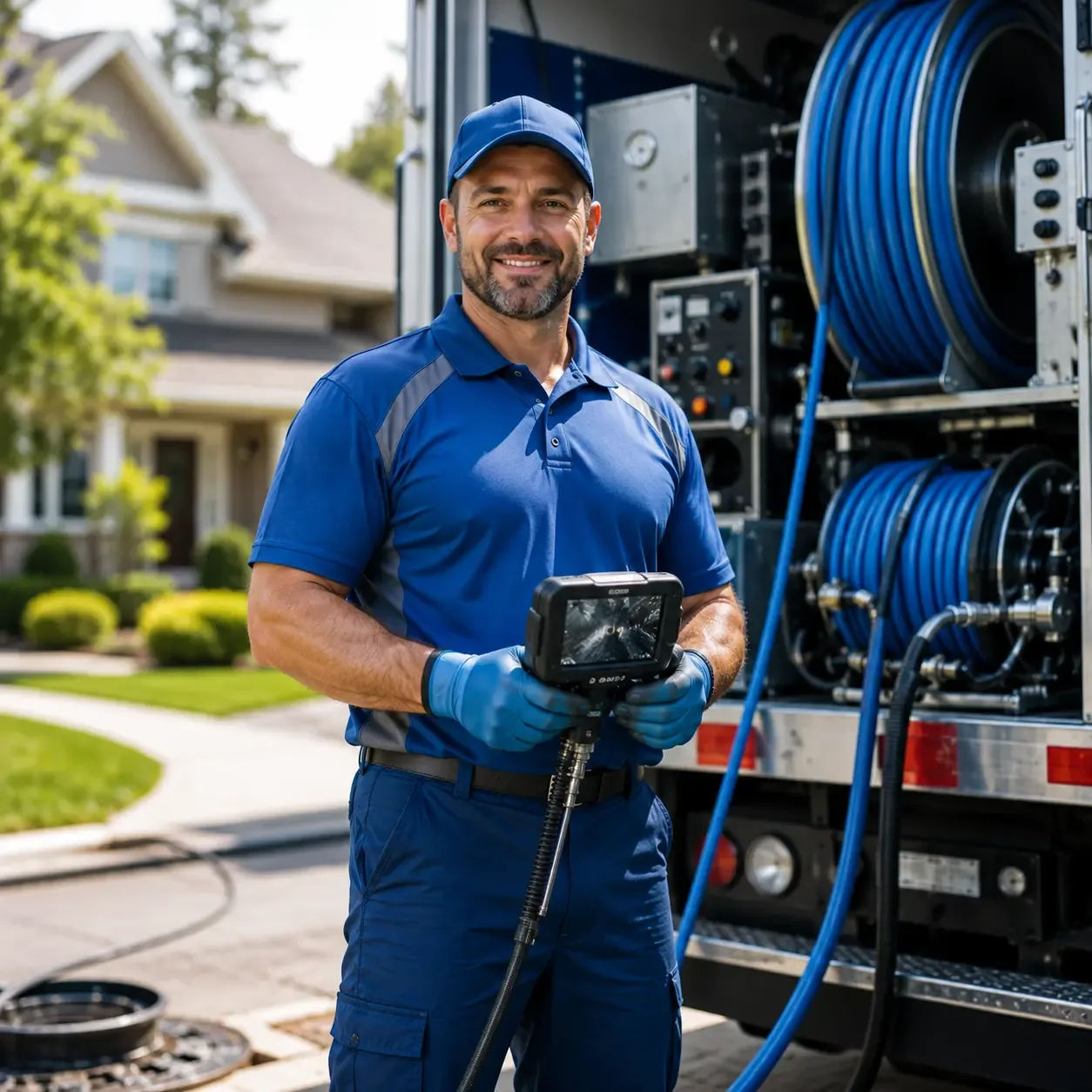 Local outdoor drain cleaning specialists in Troy, MI